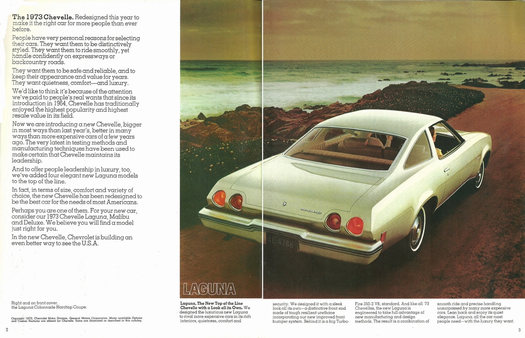1973 Chev Chevelle Brochure Page 7
